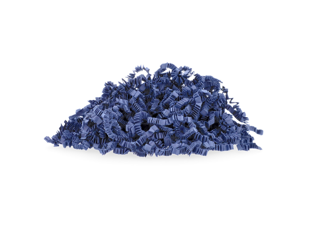 PDR-01/M: 100 gr. Blue color shredded paper 1