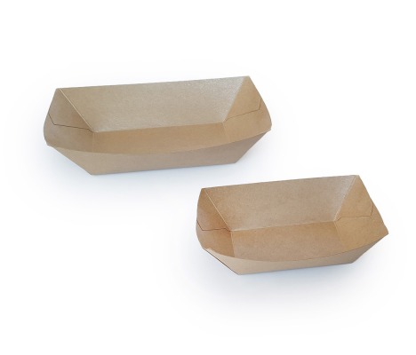 CST/2: impregnated cardboard containers for snacks 168x122x35mm 250 pcs. 1