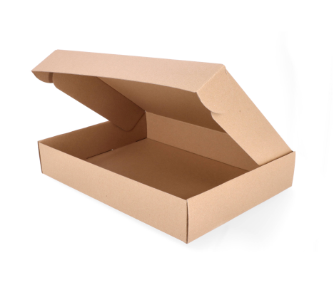 427-18: 400 x 300 x 70 mm cardboard box with quick closure FEFCO 0427 2