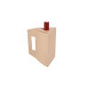 BUT-1: 220 x 140 x 12 mm mm bottle box with handle 13