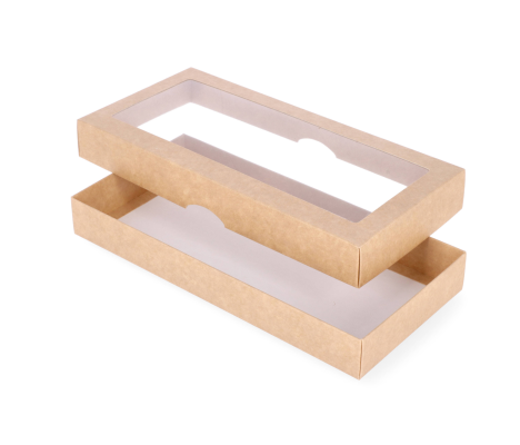 DDL-10: 275 x 130 x 35 mm two part box with window 2