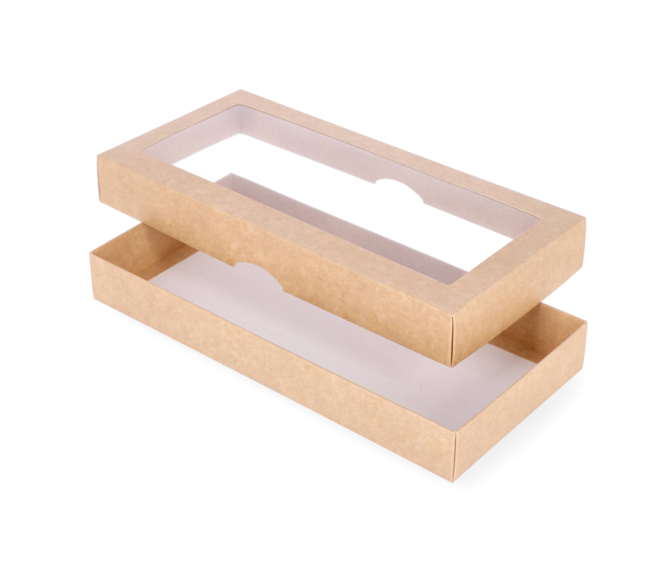 DD-10L: 275 x 130 x 35 mm two part box with window 4