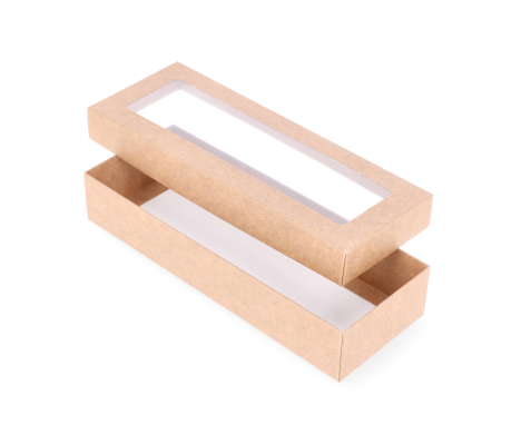 DDPL-17: 220 x 80 x 40 mm two part box with window 2