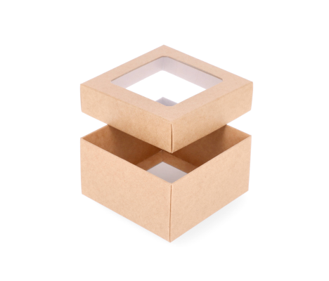 DDPL-1: 90 x 90 x 50 mm two part box with window 2