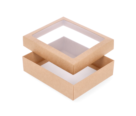 DDPL-24: 180 x 150 x 45 mm two part box with window 2