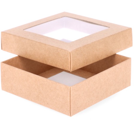 DDPL-6: 90 x 90 x 30 mm two part box with window 1