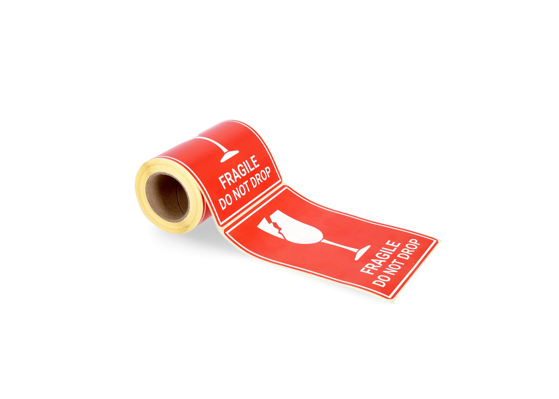 LIP-FRA/L 100 mm x 150 mm warning stickers FRAGILE 100 pcs. 1