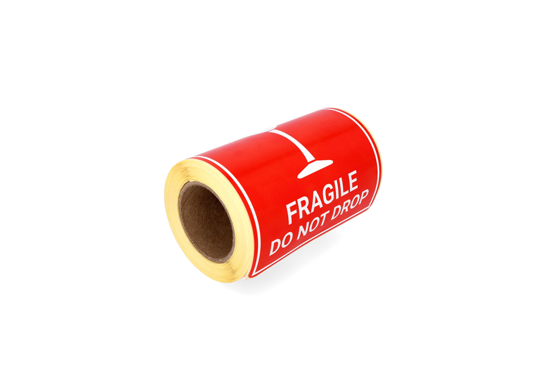 LIP-FRA/L 100 mm x 150 mm warning stickers FRAGILE 100 pcs. 2