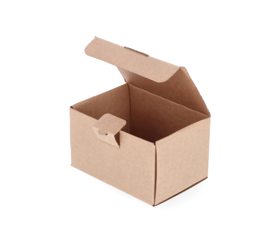 DU-3: 110 x 80 x 70 mm folding cardboard box FEFCO 0470 1