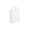 FLAT-1: 180 x 80 x 220 mm paper bag with flat paper handles 5