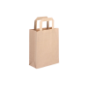 FLAT-1: 180 x 80 x 220 mm paper bag with flat paper handles 8