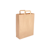 FLAT-5: 320 x 120 x 410 mm paper bag with flat paper handles 8