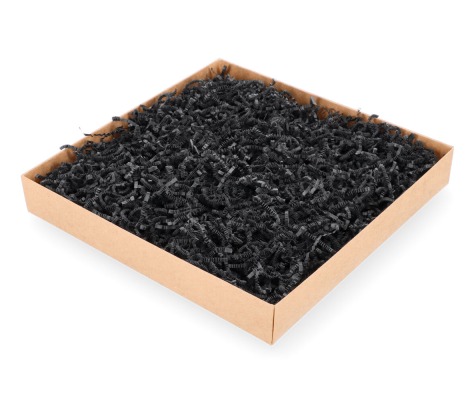 PDR-D2/1-J: 1 kg. Black color shredded paper 1