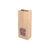 MBLOK-1L, 80x50x190 mm Kraft paper bag with window, 50 pcs. 2