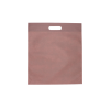 MMK-2: Brown 400 x 450 mm non-woven bag with crossed handle 3