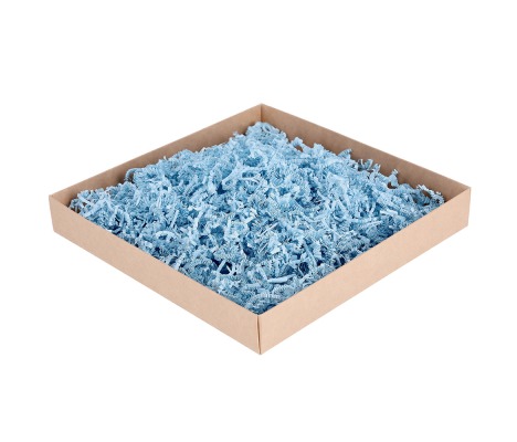 PDR-D2/1-LB: 1 kg. Ligh Blue color shredded paper 1