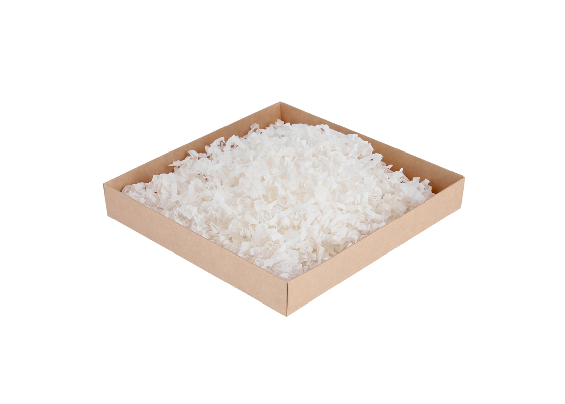 PDR-D4/B: 1 kg. White color shredded paper 1