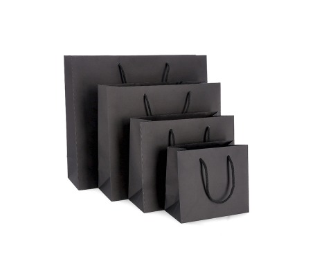 PREM-2: 280 x 120 x 240 mm paper bag with fabric handles 1