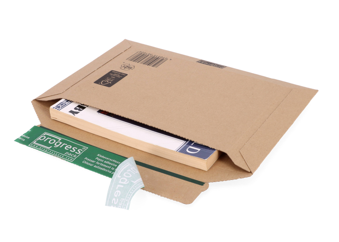 GV/2: 270 x 185 x 30 mm corrugated cardboard envelope 1