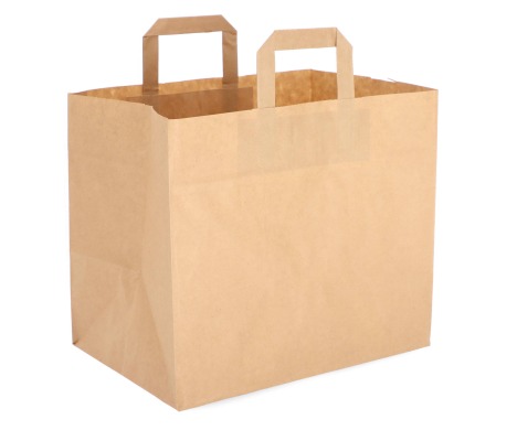 TAKE-1: 260 x 170 x 250 mm paper bag for takeout 1