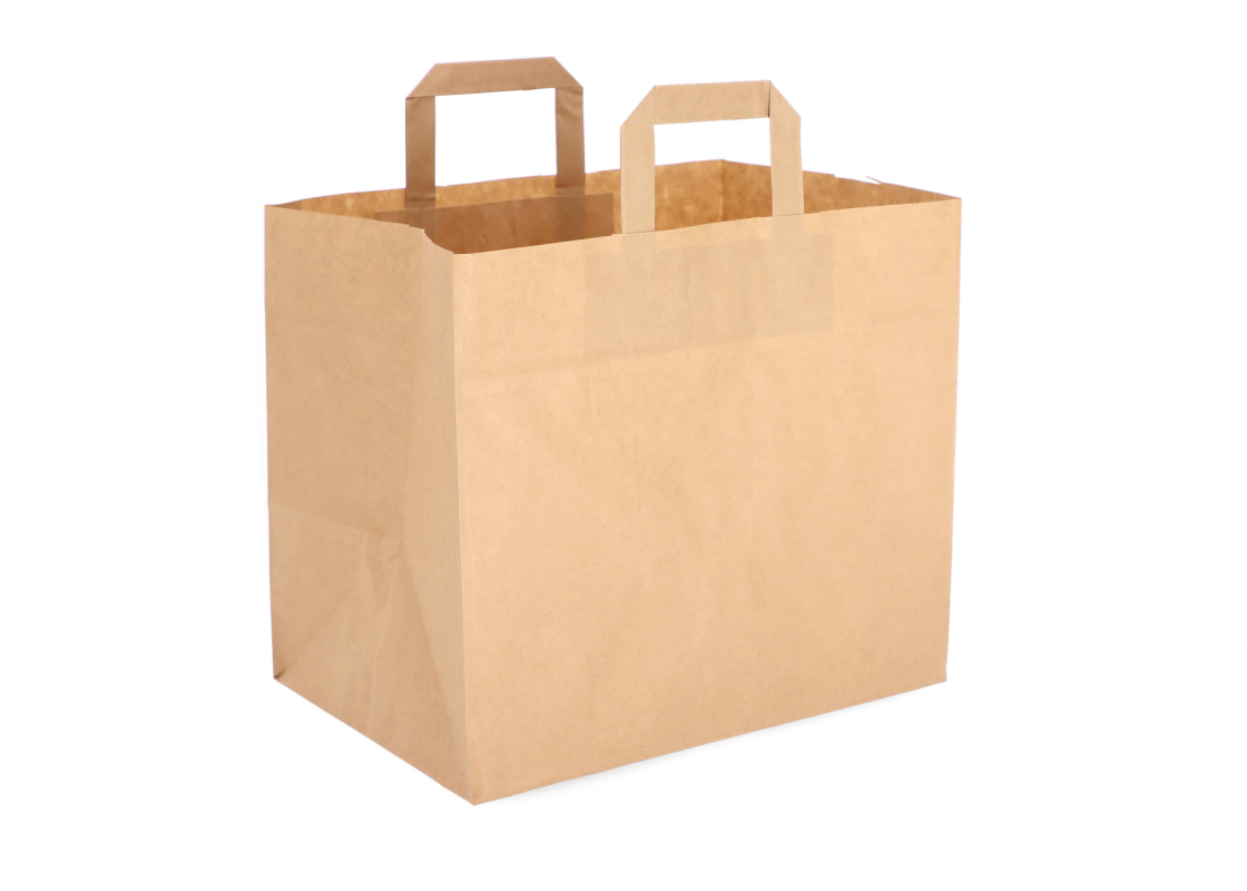 TAKE-1: 260 x 170 x 250 mm paper bag for takeout 1