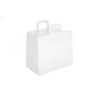 FLAT-3: 260 x 120 x 350 mm paper bag with flat paper handles 4