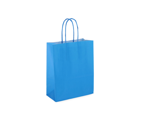 TW-2: 180 x 80 x 220 mm paper bag with twist paper handles 5