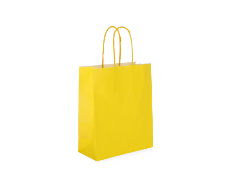 TW-2: 180 x 80 x 220 mm paper bag with twist paper handles 3