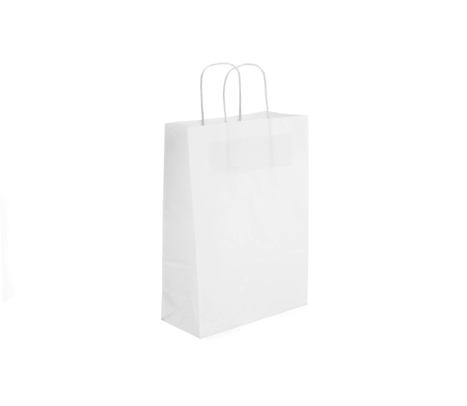 TW-4: 260 x 120 x 350 mm paper bag with twist paper handles 3