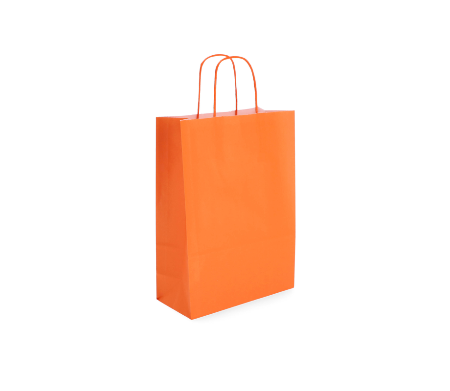 TW-4: 260 x 120 x 350 mm paper bag with twist paper handles 15