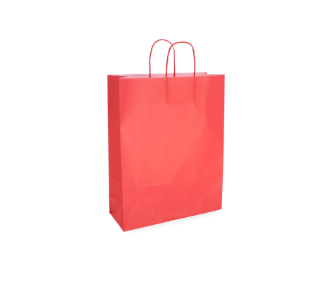 TW-5: 320 x 120 x 410 mm paper bag with twist paper handles 7