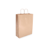 TW-5: 320 x 120 x 410 mm paper bag with twist paper handles 24