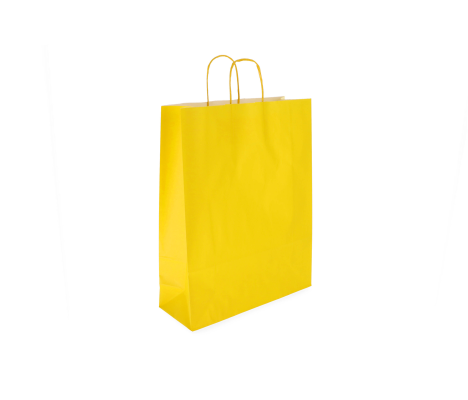 TW-5: 320 x 120 x 410 mm paper bag with twist paper handles 3