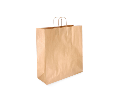 TW-6: 450 x 170 x 480 mm paper bag with twist paper handles 4